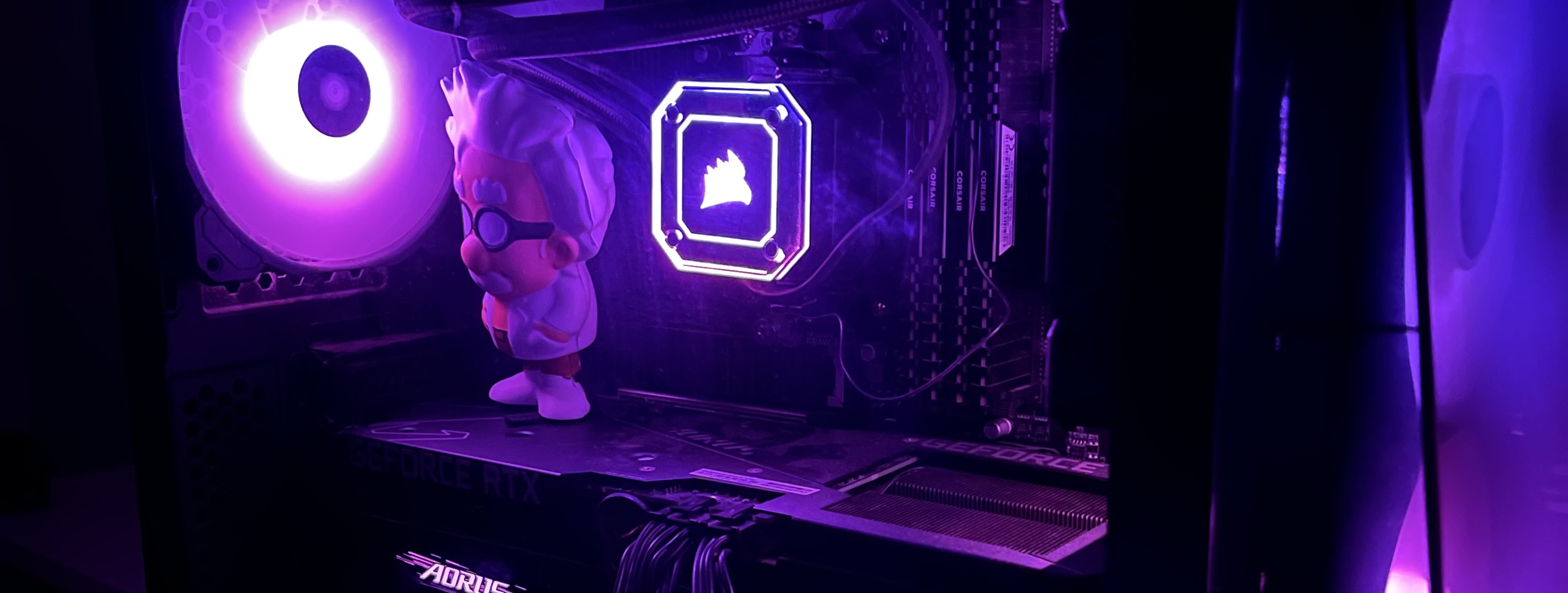 Custom PC and Desk Setup